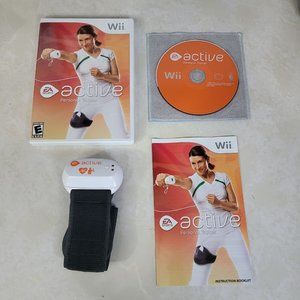 EA Sports Active: Personal Trainer Wii CIB with Heart Rate Arm Band